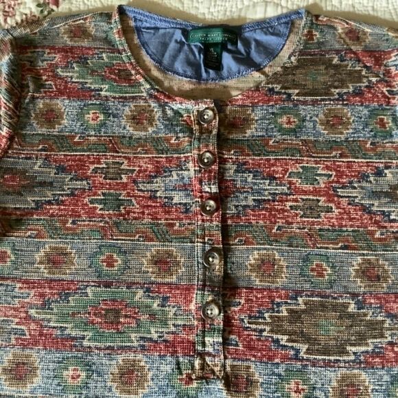 Lauren Jeans Co. 100% Cotton SW Woman Top - US XL​​ - Picture 9 of 10